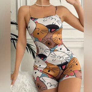 BOUTIQUE Sexy Kitty Romper Sz XL